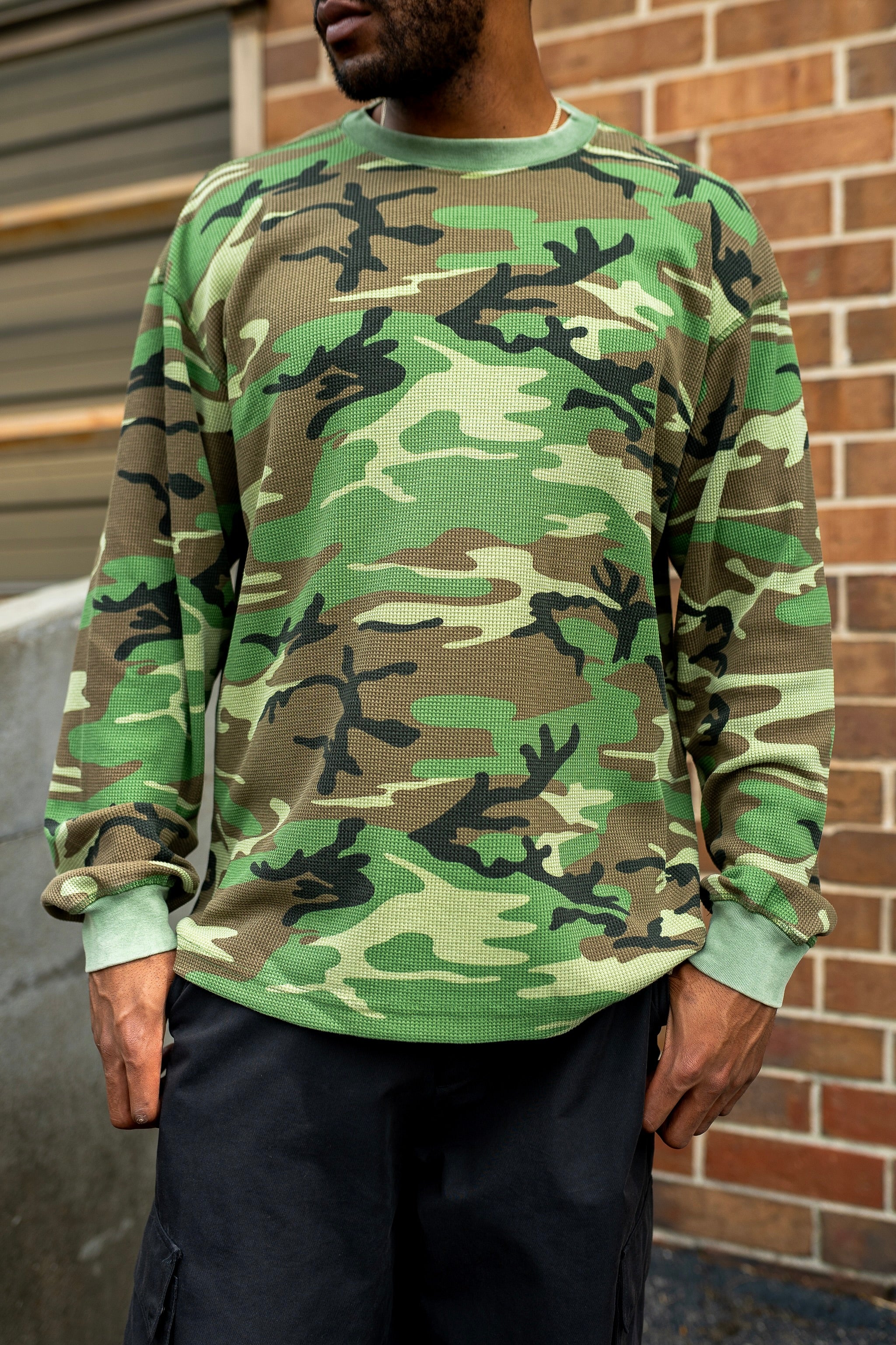 Waffle Long Sleeve Tee